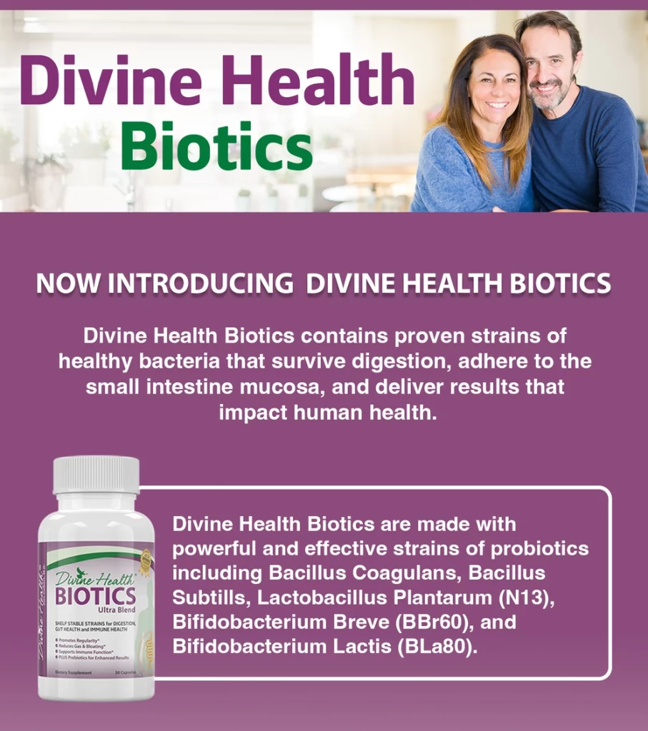 Divine Health Biotics info