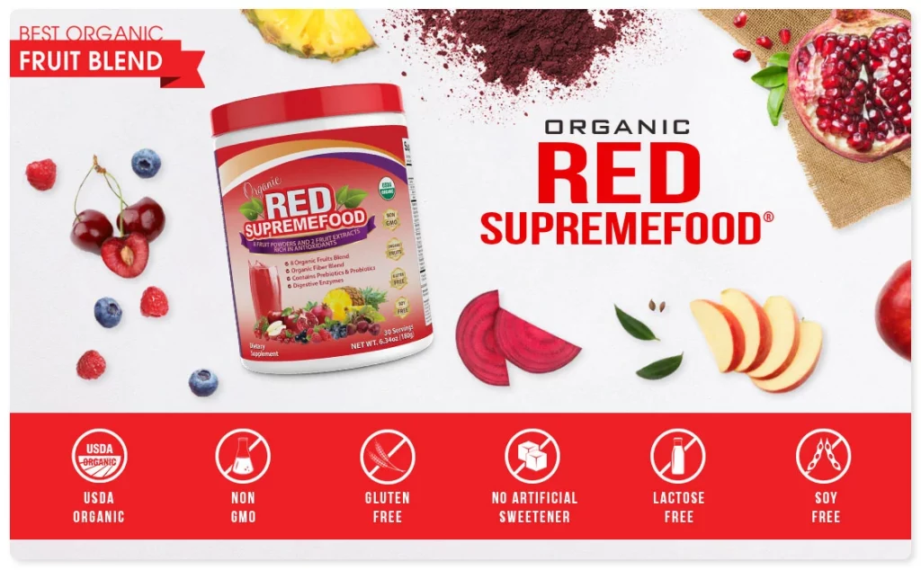 Divine Health Red Supremefood banner