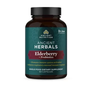 Ancient Nutrition Ancient Herbals Elderberry Probiotics