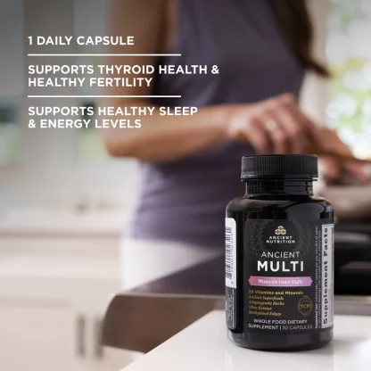 Ancient Nutrition Ancient Multi Womens Once Daily features