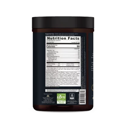 Ancient Nutrition Plant Protein Vanilla label
