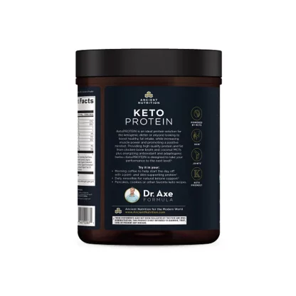 Ancient Nutrition Keto Protein Vanilla features