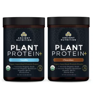 Ancient Nutrition Plant Protein Chocolate And Vanilla
